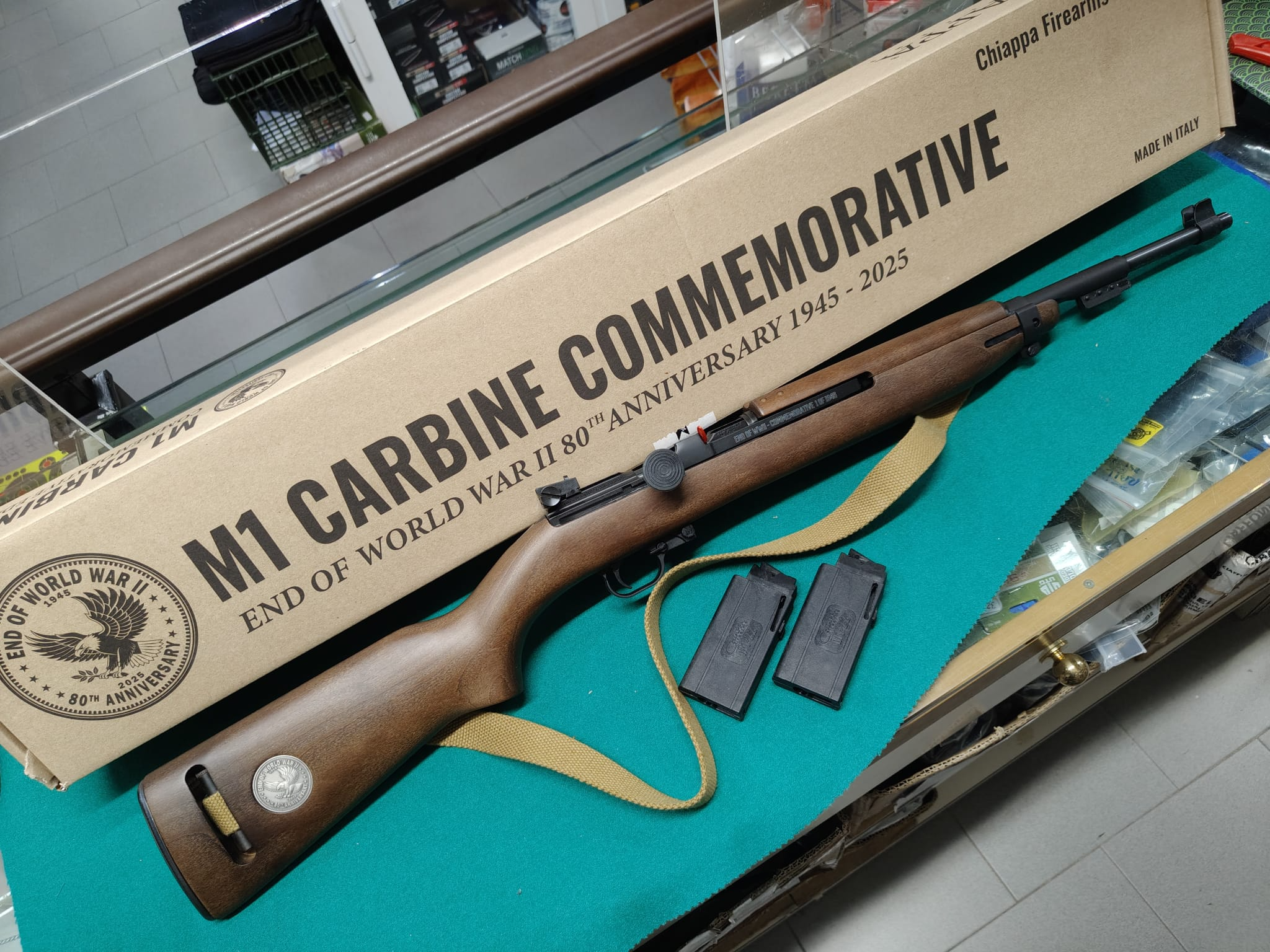 Chiappa firearms carabina semiauto. mod. M1-22 edizione commemorativa limitata fine della seconda guerra mondiale cal. 22LR